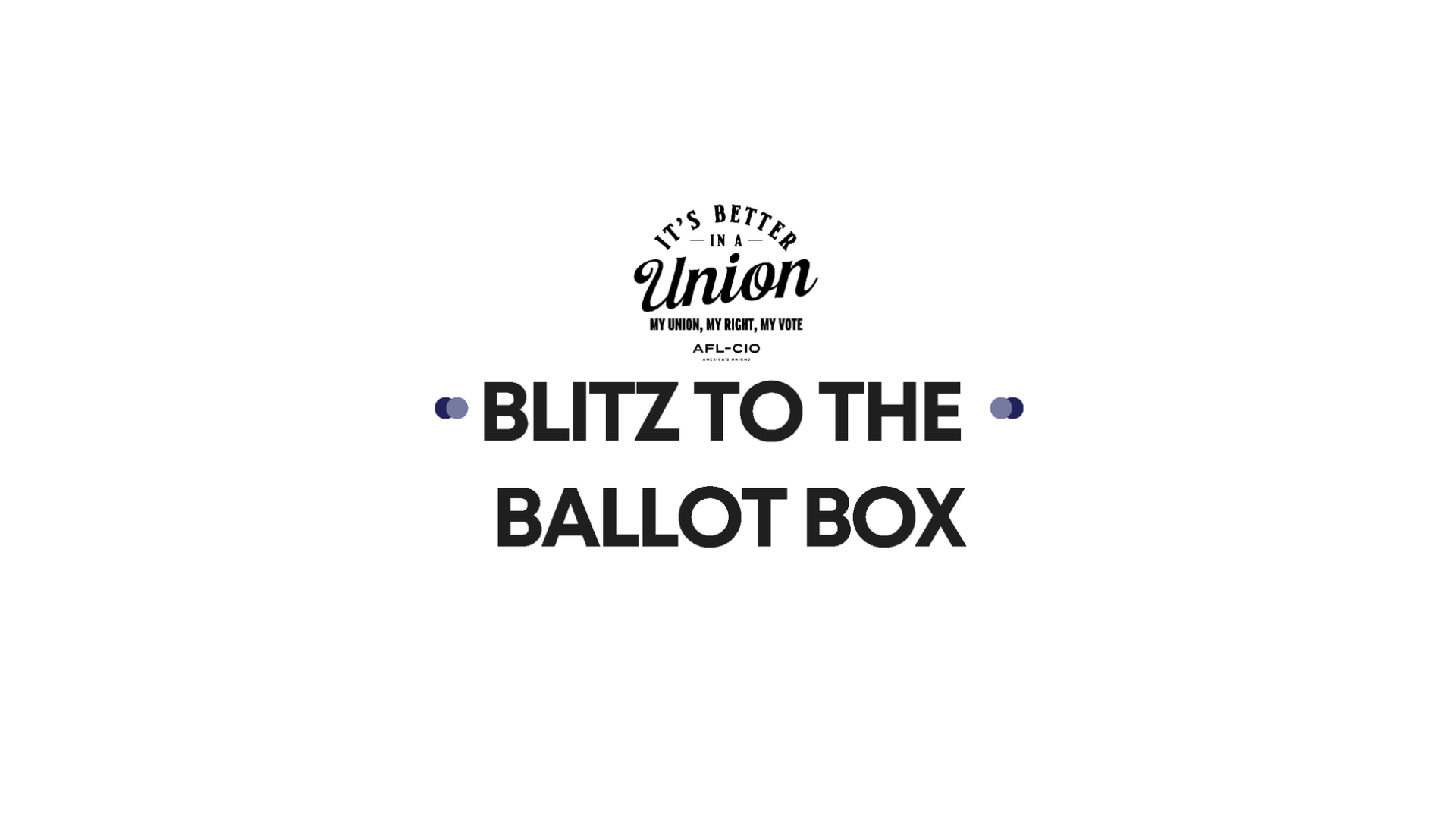 Screenshot of a portion of the WSLC blitz to the ballot box event flyer.